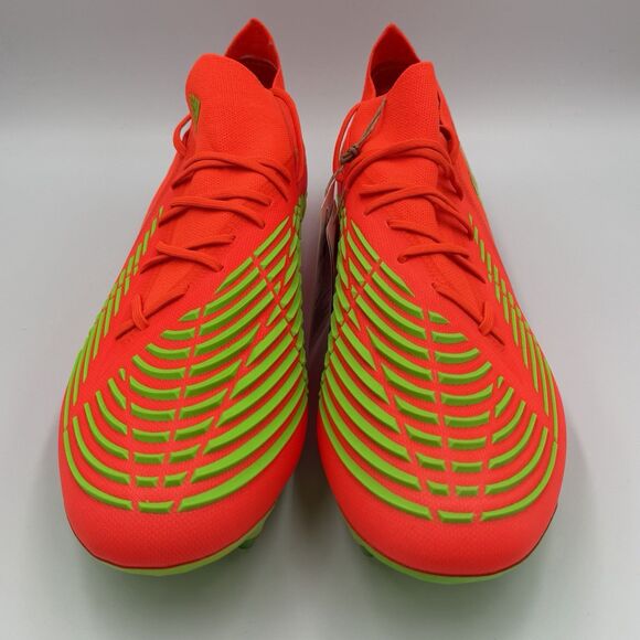 Mens Adidas Predator Edge.1 SG Soccer Cleats Size 11 Solar Orange/Green GW1010 main image 5